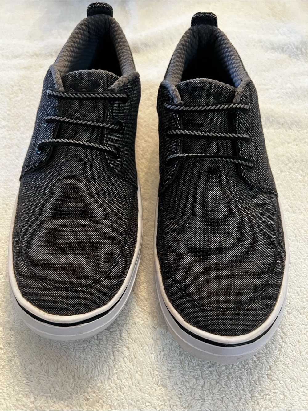 Under Armour Men's Black Canvas Slip-On Style Sneakers